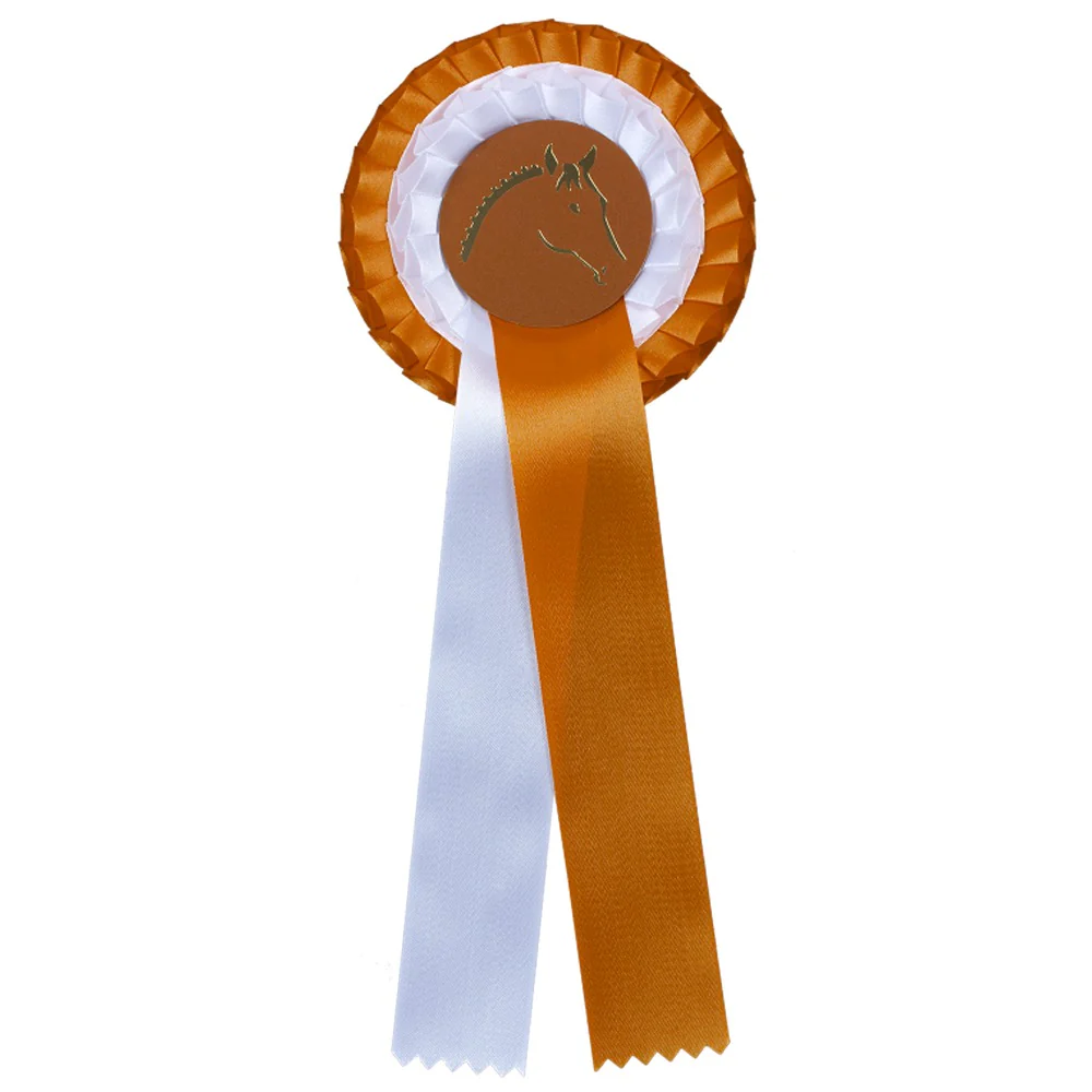 Coccarda Premio Doppia con Nastro Ribbon per Cavallo - Image 6