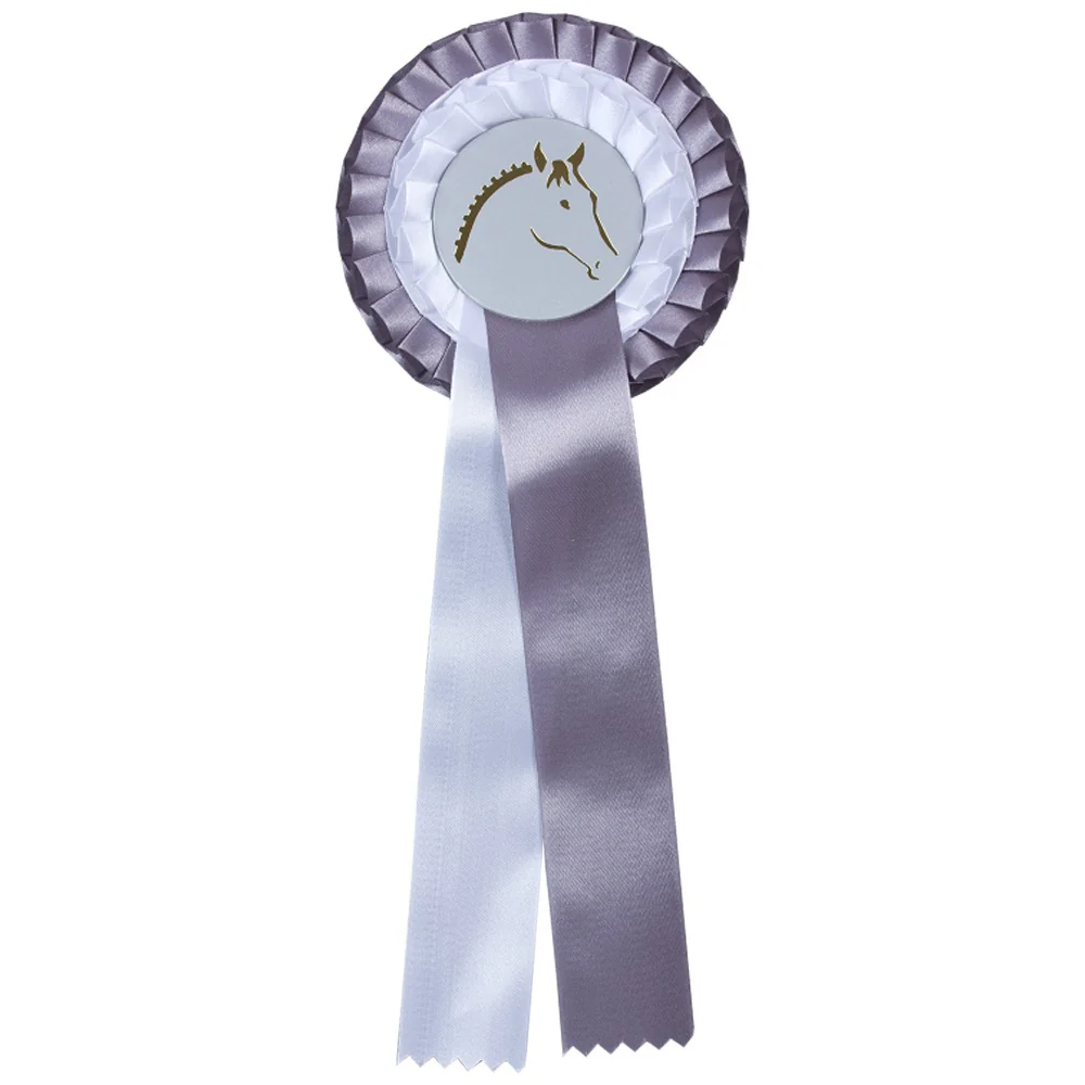 Coccarda Premio Doppia con Nastro Ribbon per Cavallo - Image 7
