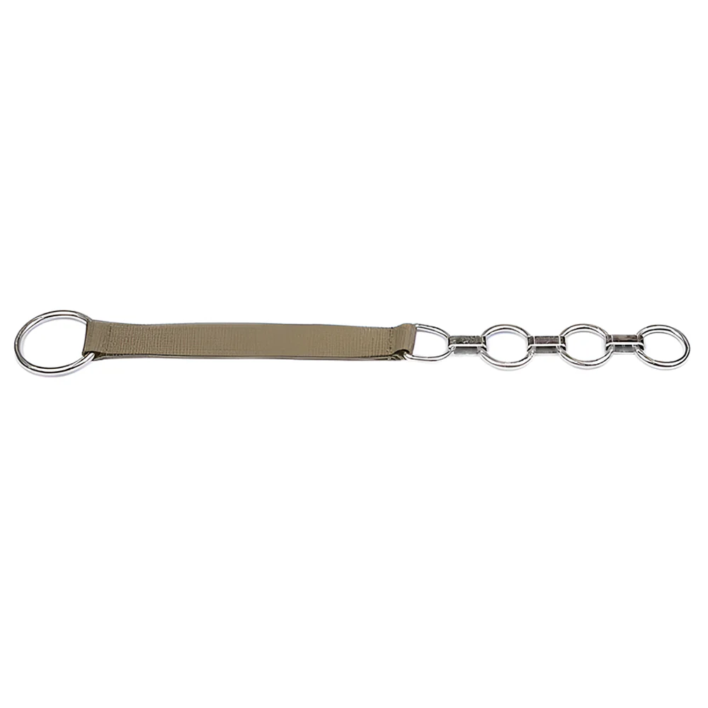 Collare a Maglia Piatta per Bestiame Grande con Cinghia in Nylon da 35 cm
