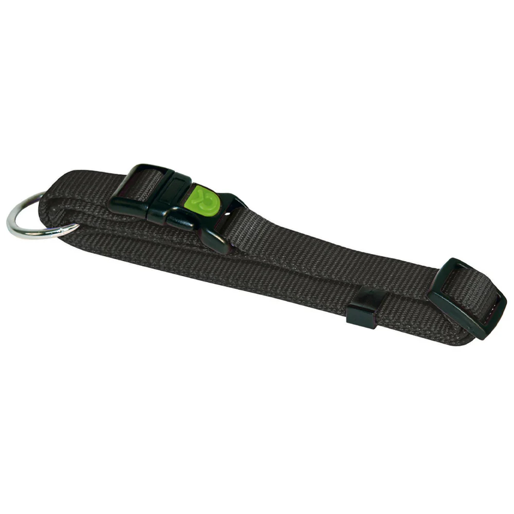Collare Miami regolabile in nylon resistente con chiusura a clip