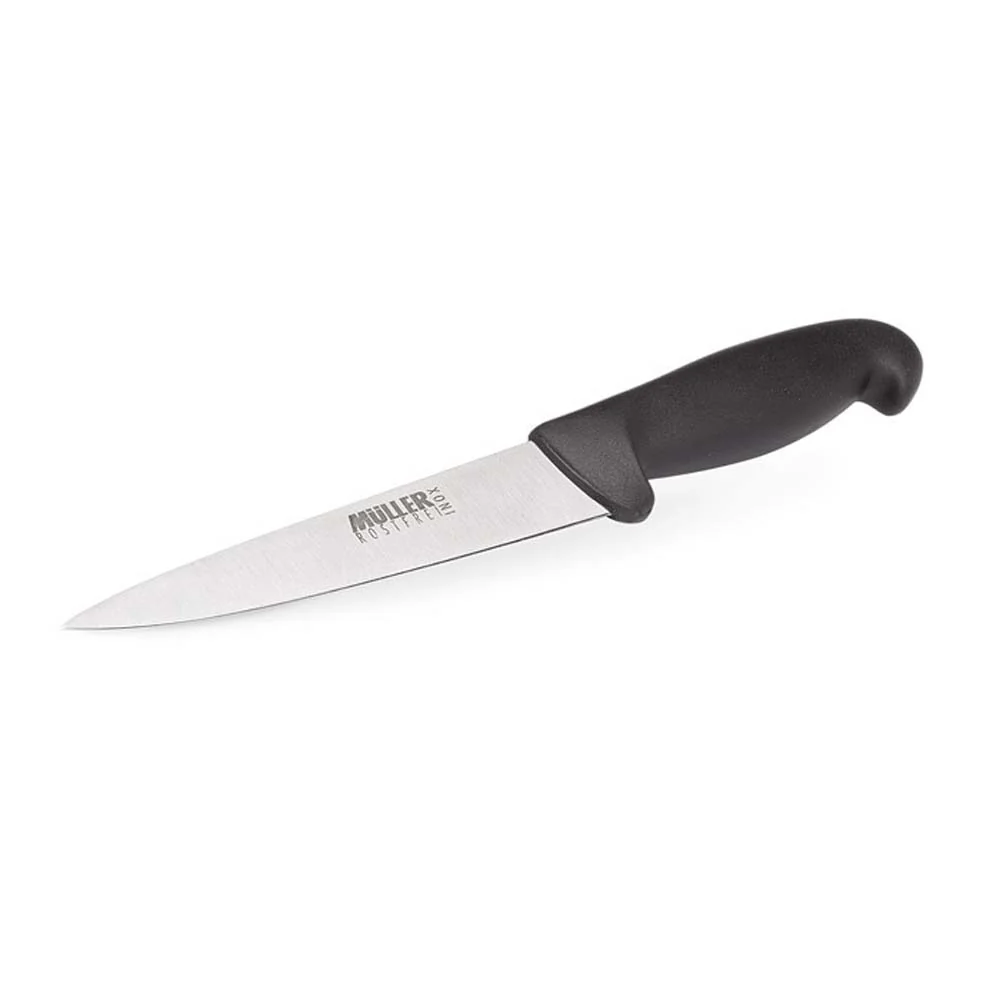 Muller Coltello da macellaio in acciaio inox con manico in plastica 18 cm - Image 4