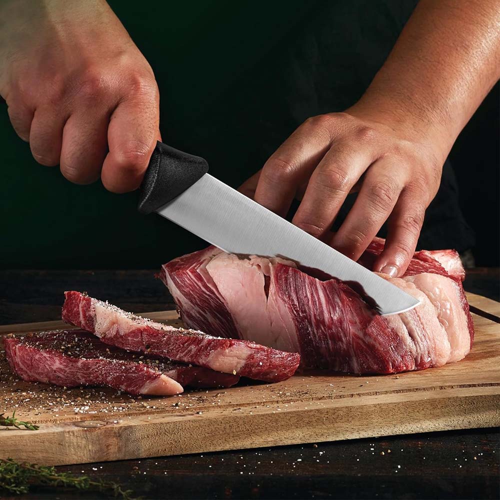 Muller Coltello da macellaio in acciaio inox con manico in plastica 18 cm - Image 8