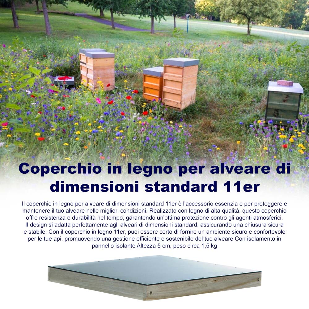 Coperchio in legno per alveare di dimensioni standard 11er - Image 3