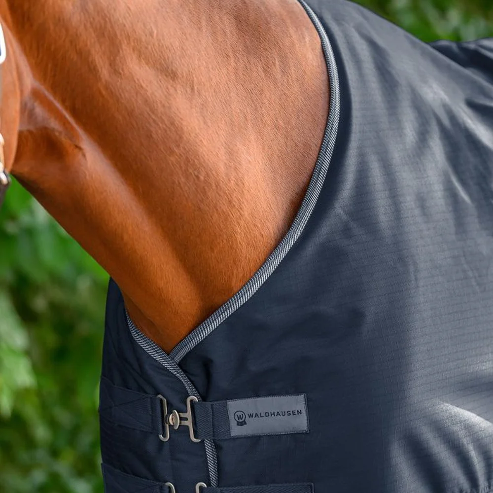 Coperta Outdoor Economic Leggera Impermeabile Blu Notte Cavallo - Image 3