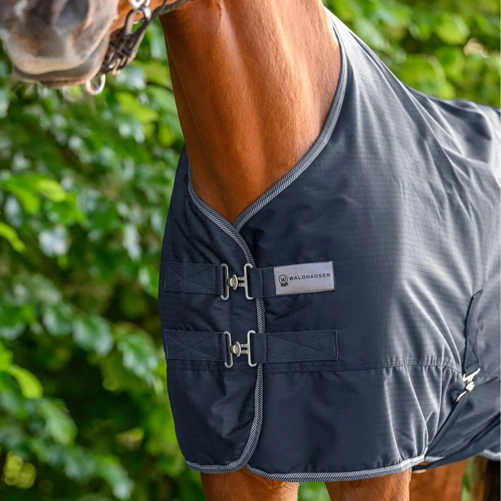 Coperta Outdoor Economic Leggera Impermeabile Blu Notte Cavallo - Image 5