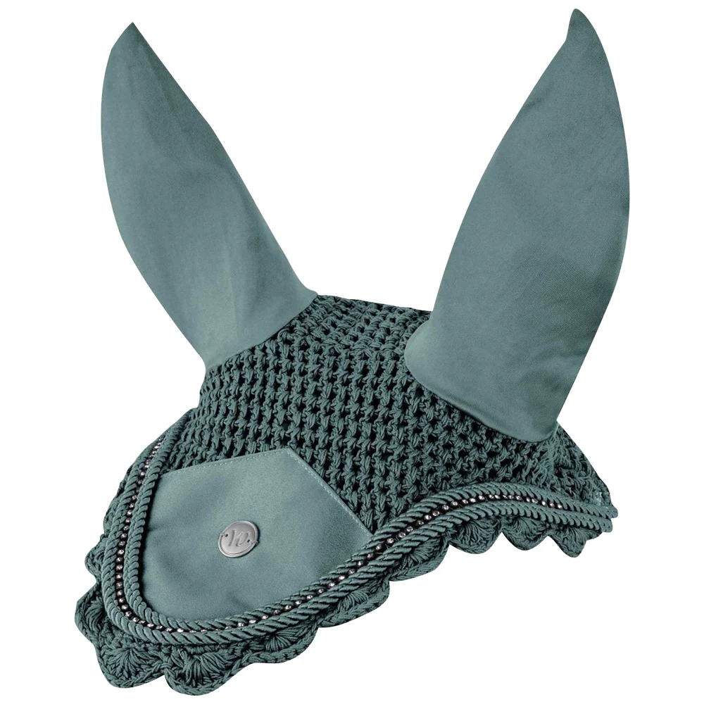 Cuffietta anti‑mosche Turin verde pino – pesca