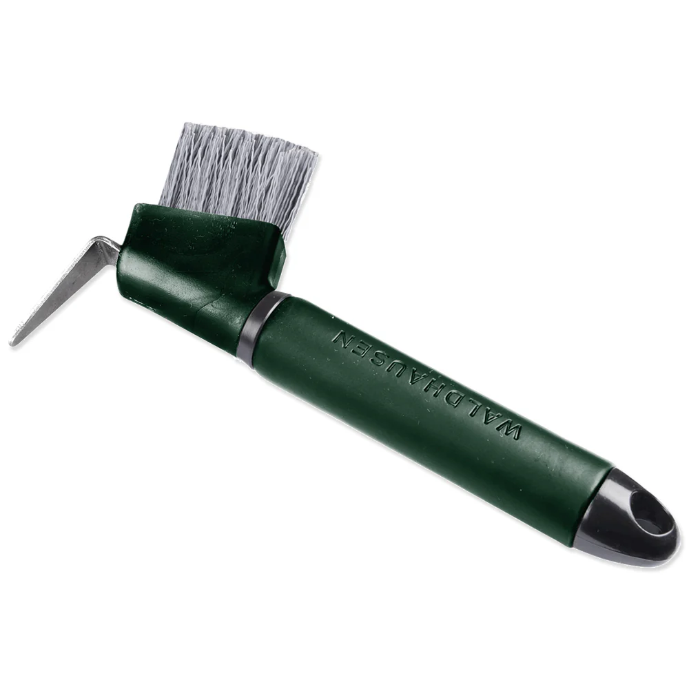 Curasnetta Sintetica con Setole Rigide e Impugnatura in Ecopelle – 18cm - Image 2