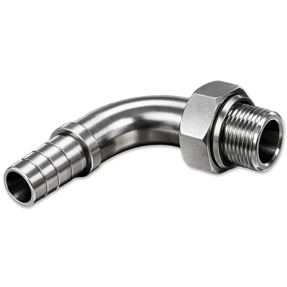 Curva Inox Hahnanschluss D 16 – Accessorio per mungitura
