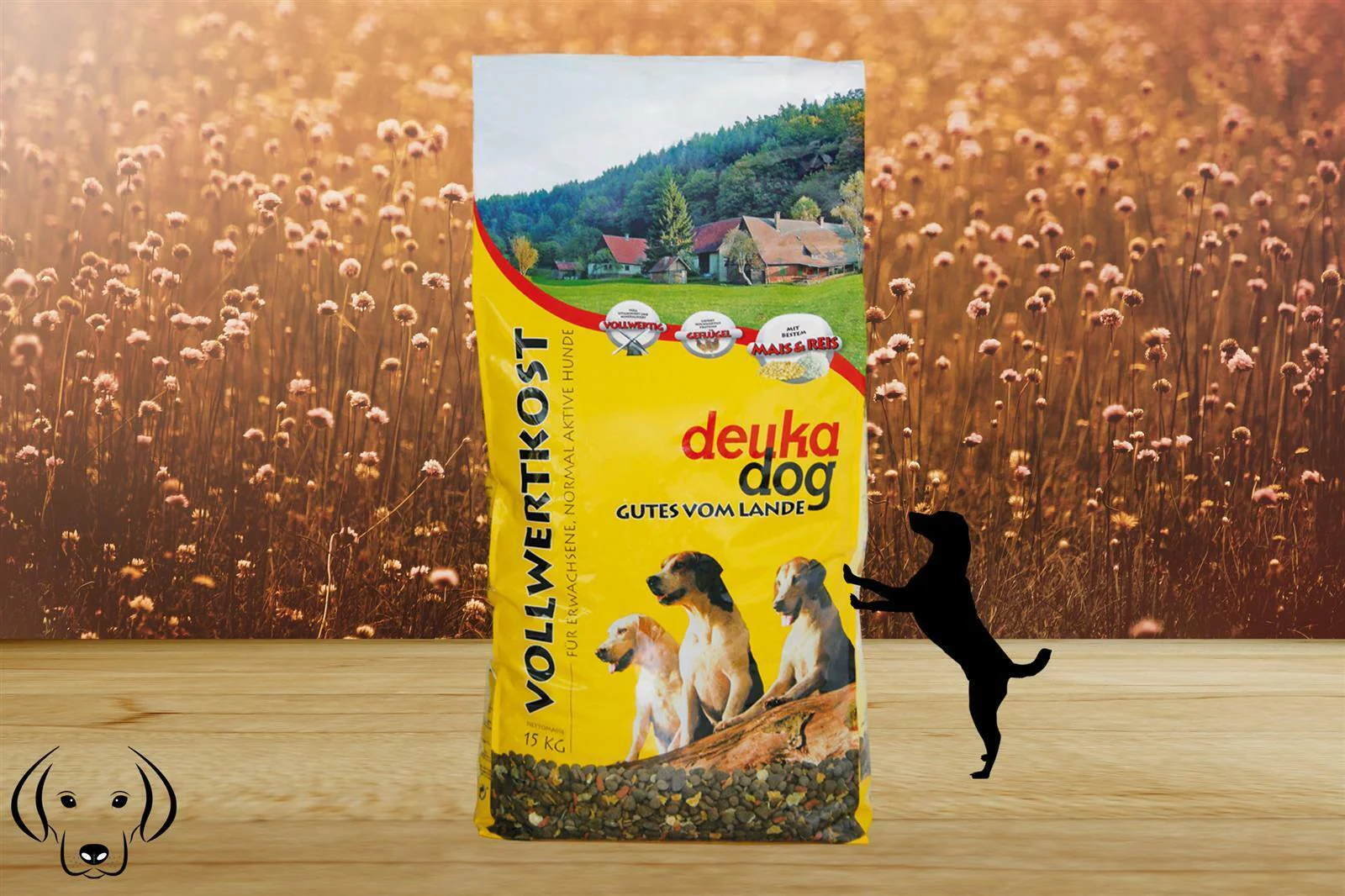 Deuka Vollwertkost 15 Kg Alimento completo per cani adulti con scaglie - Image 2