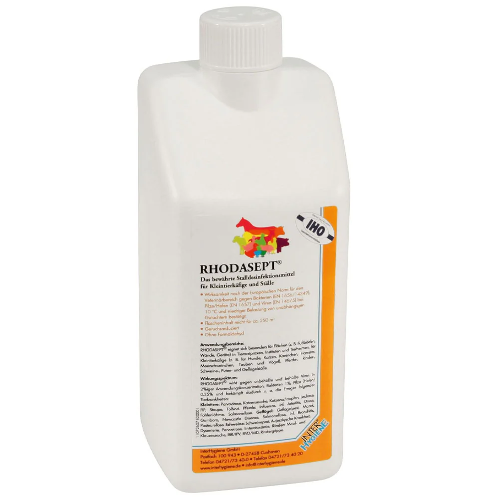 Disinfettante per Stalle RHODASEPT – Flacone da 1kg