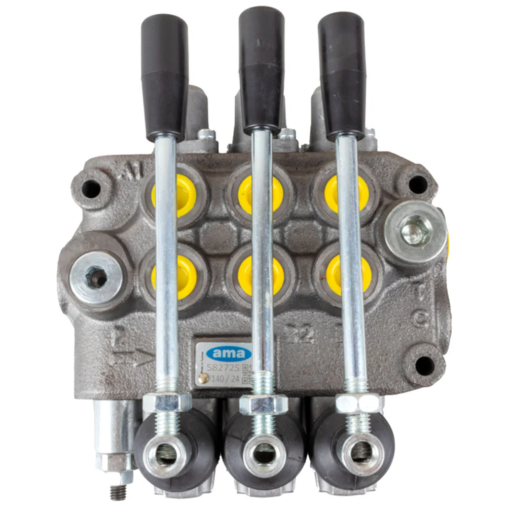 Distributore idraulico modello Basic a 3 leve doppio effetto 40litri - Image 12