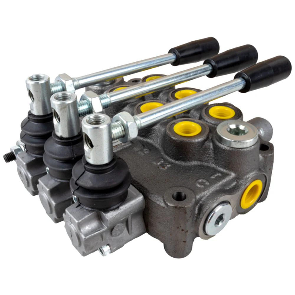 Distributore idraulico modello Basic a 3 leve doppio effetto 40litri - Image 6