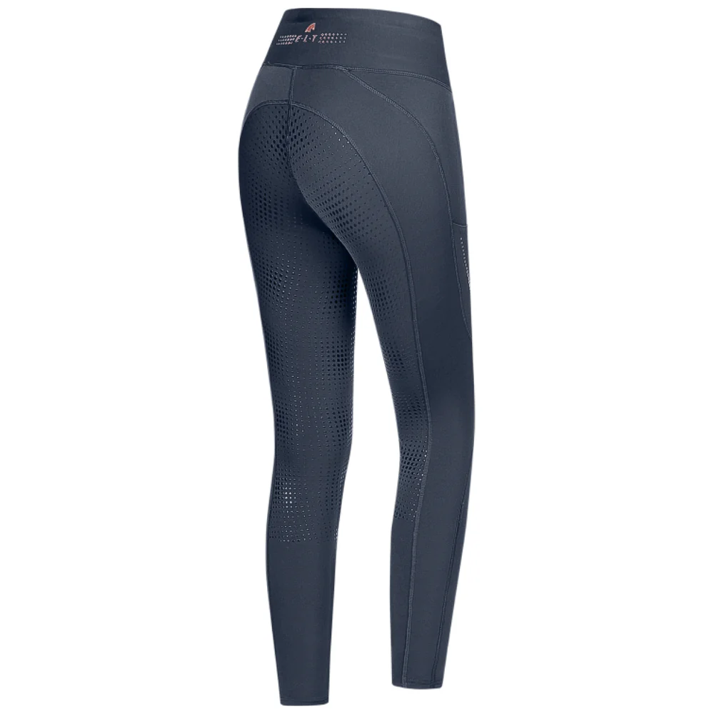 E.L.T Leggings Termici da Equitazione Milla – Blu Scuro & Nero per Donna - Image 7