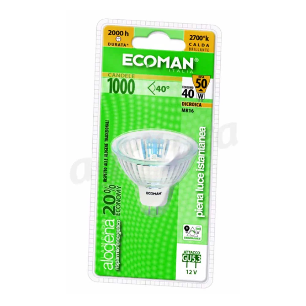 Ecoman Alo dicroica MR16 12V 40W - Image 2