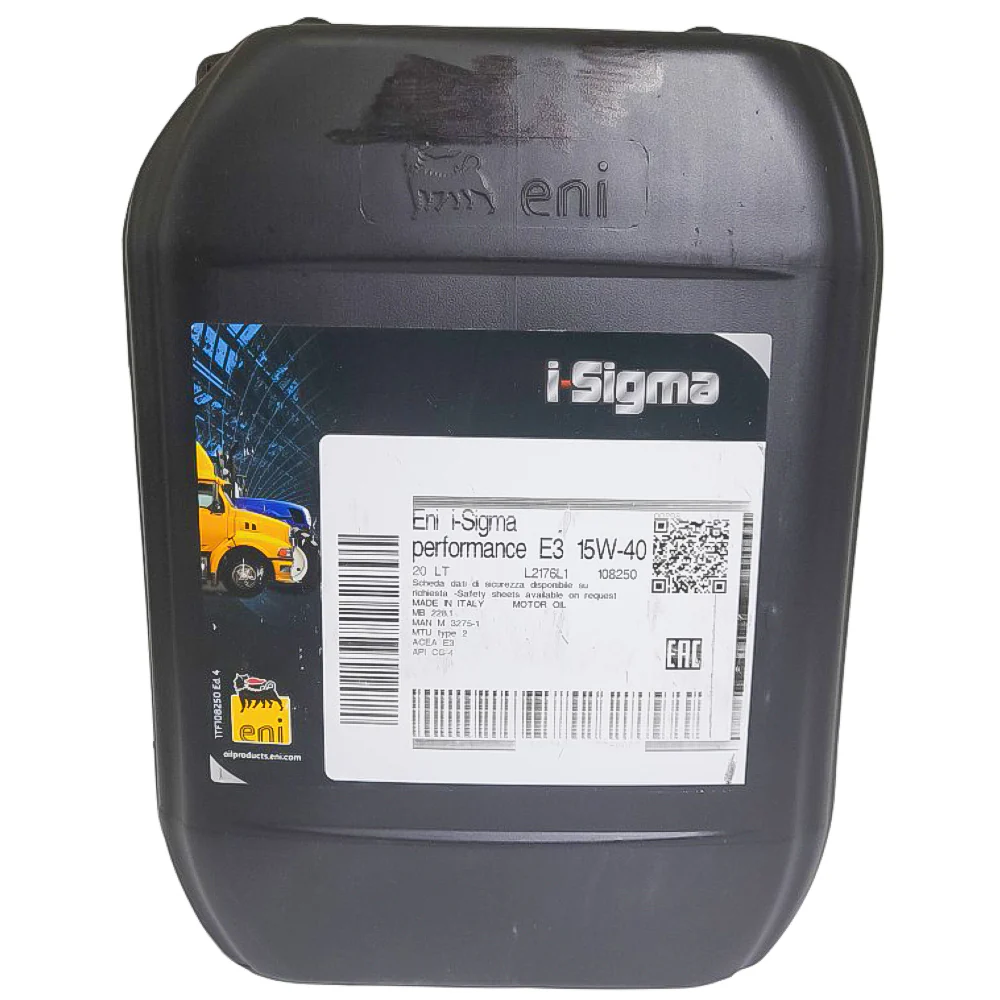Eni i-Sigma Performance E3 15W-40 Olio Multigrado SHPD per Motori Diesel