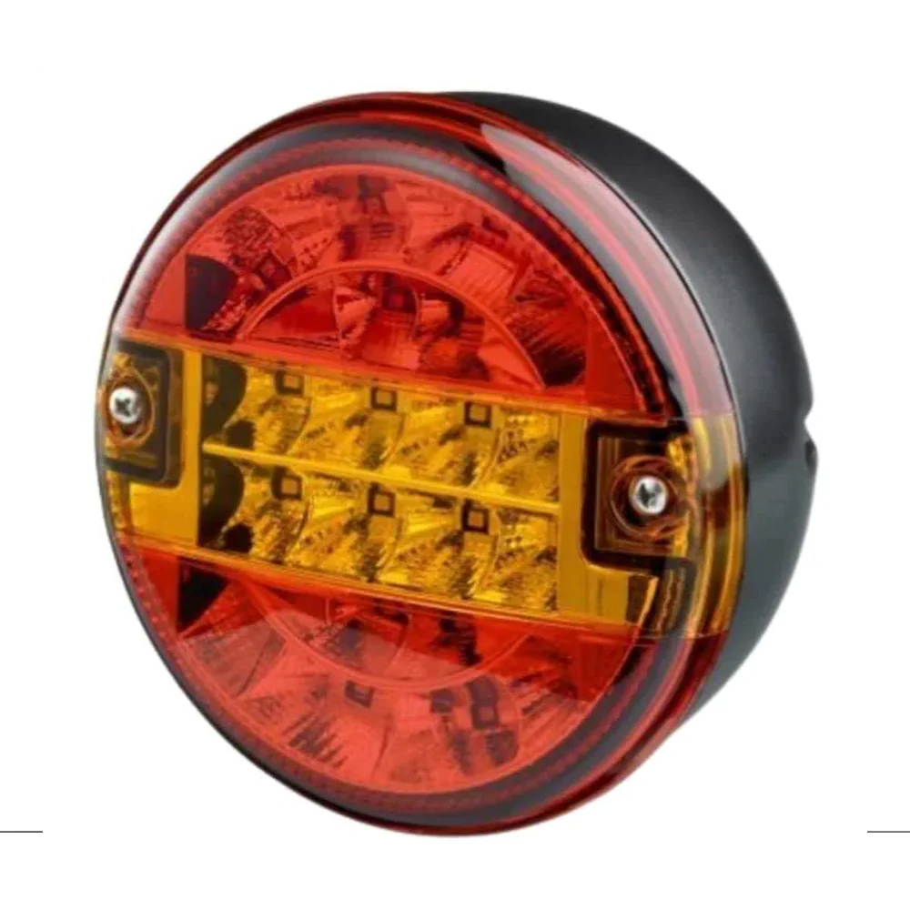 Fanale Posteriore Tondo a 3 Funzioni Luci - Image 2