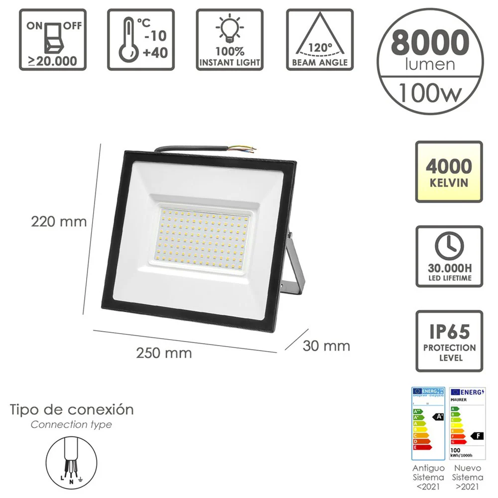 Faretto LED Crystal IP65 luce bianca alta efficienza - Image 3