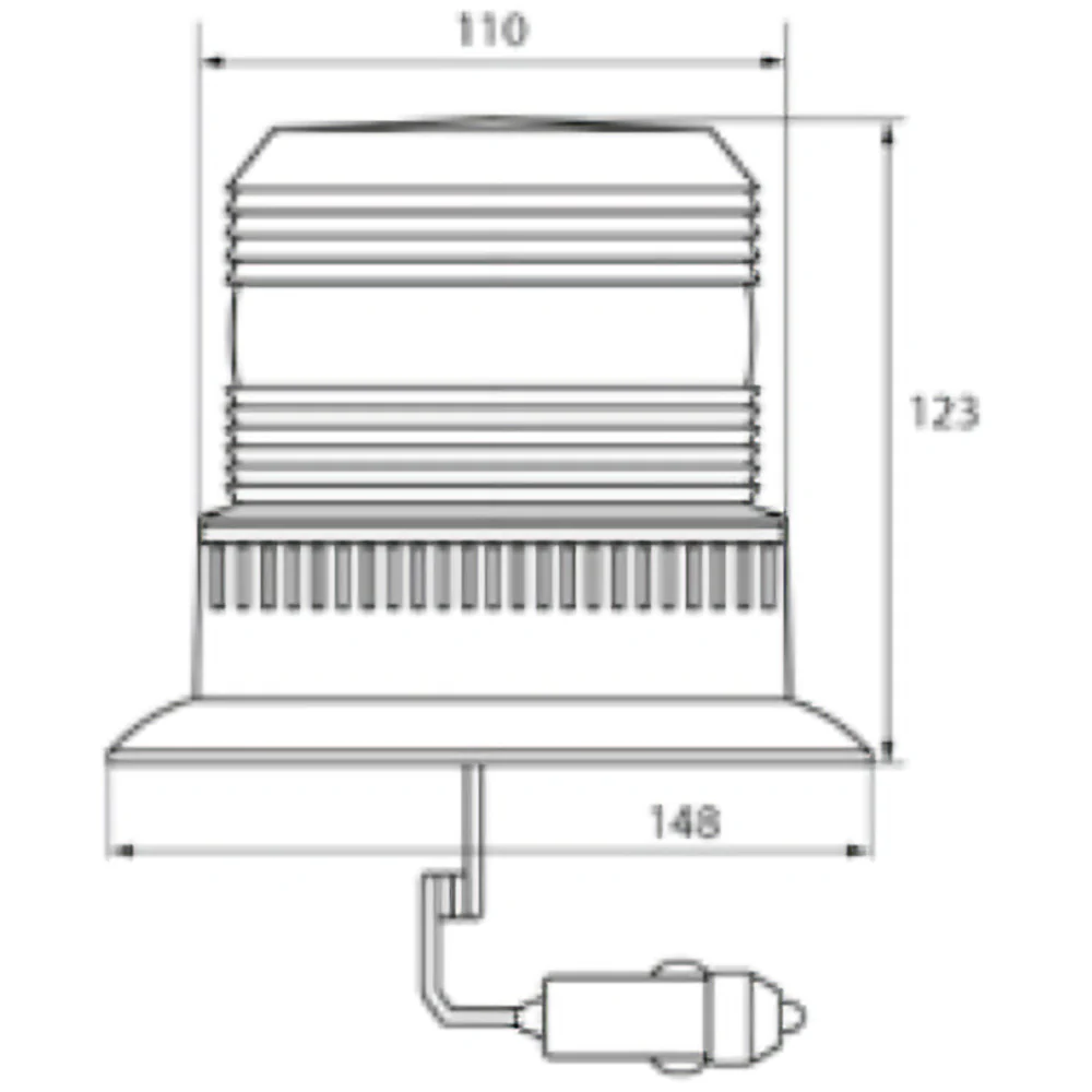 Faro Rotante LED 12-80V - Image 4