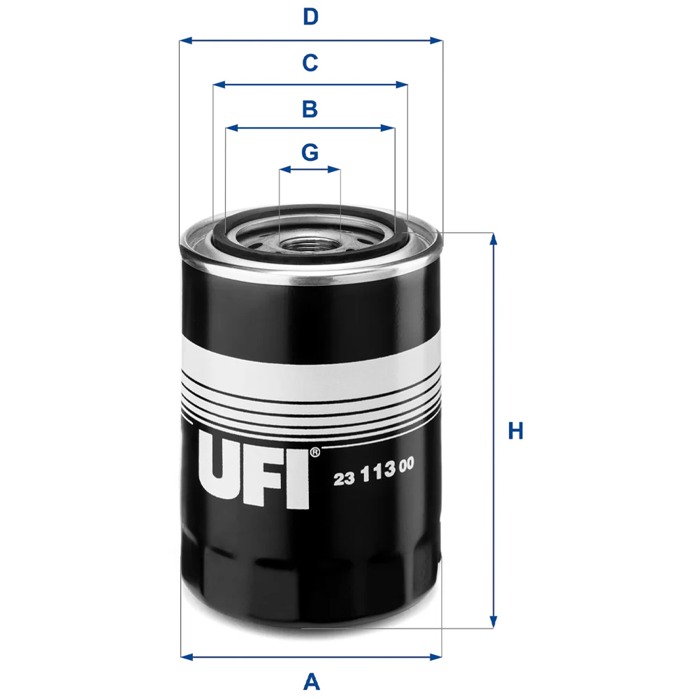 Filtro Olio UFI 2311300 con Valvola Blocco Arretramento - Image 2