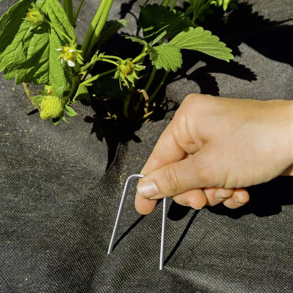 Fissatori per Teli Stocker 20cm in Acciaio Zincato, 10 Pezzi