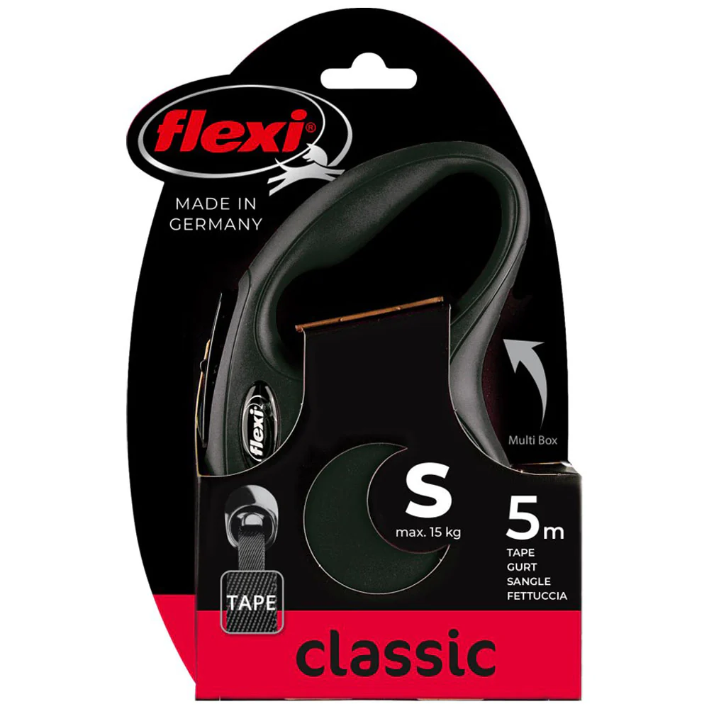 Flexi Classic Cinghia 5m con sistema di frenata breve LED e Multi Box - Image 2