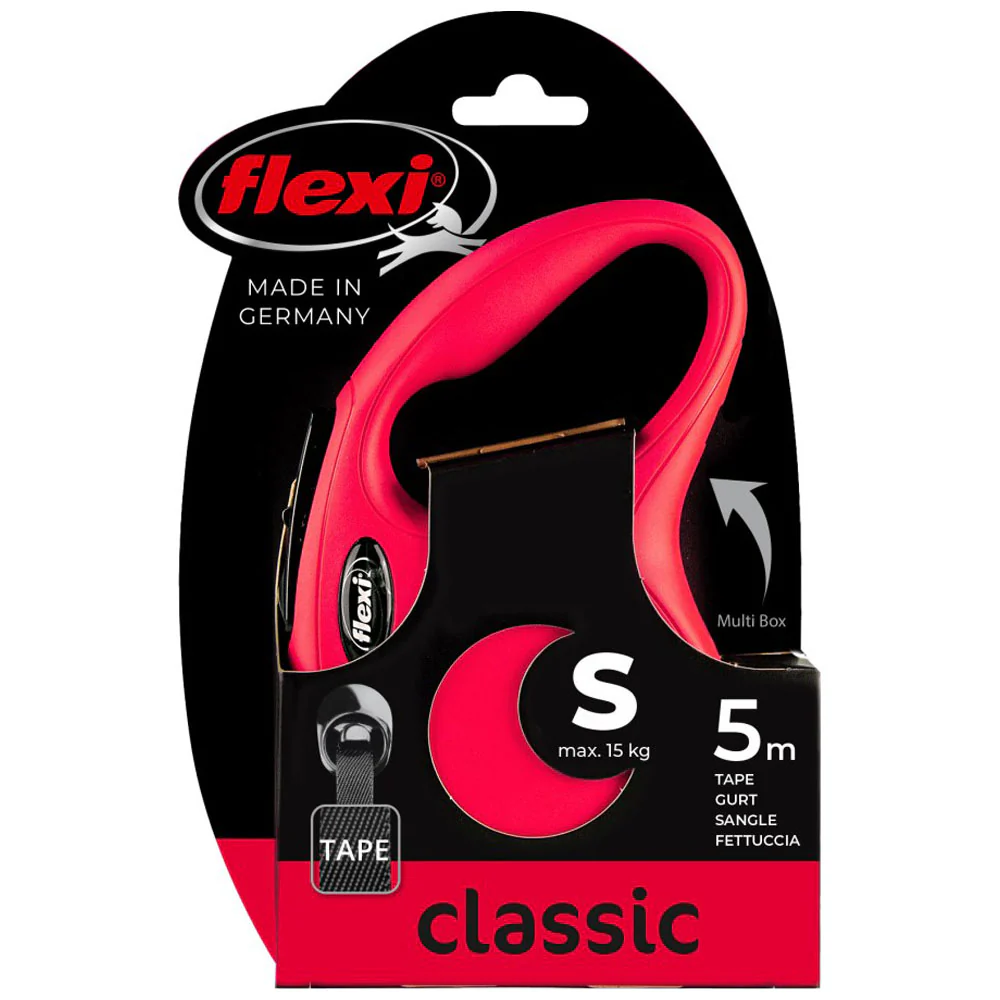 Flexi Classic Cinghia 5m con sistema di frenata breve LED e Multi Box - Image 4
