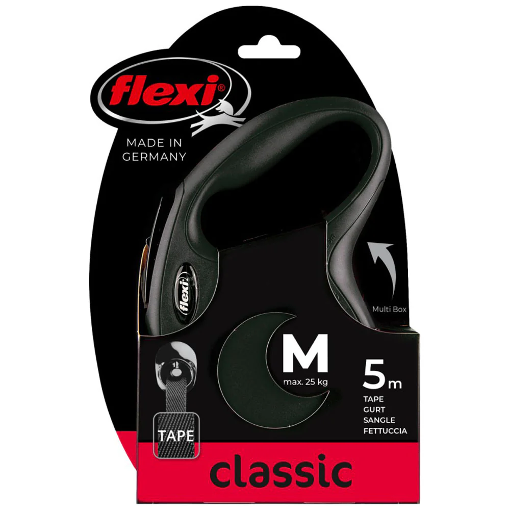 Flexi Classic Cinghia 5m con sistema di frenata breve LED e Multi Box - Image 9