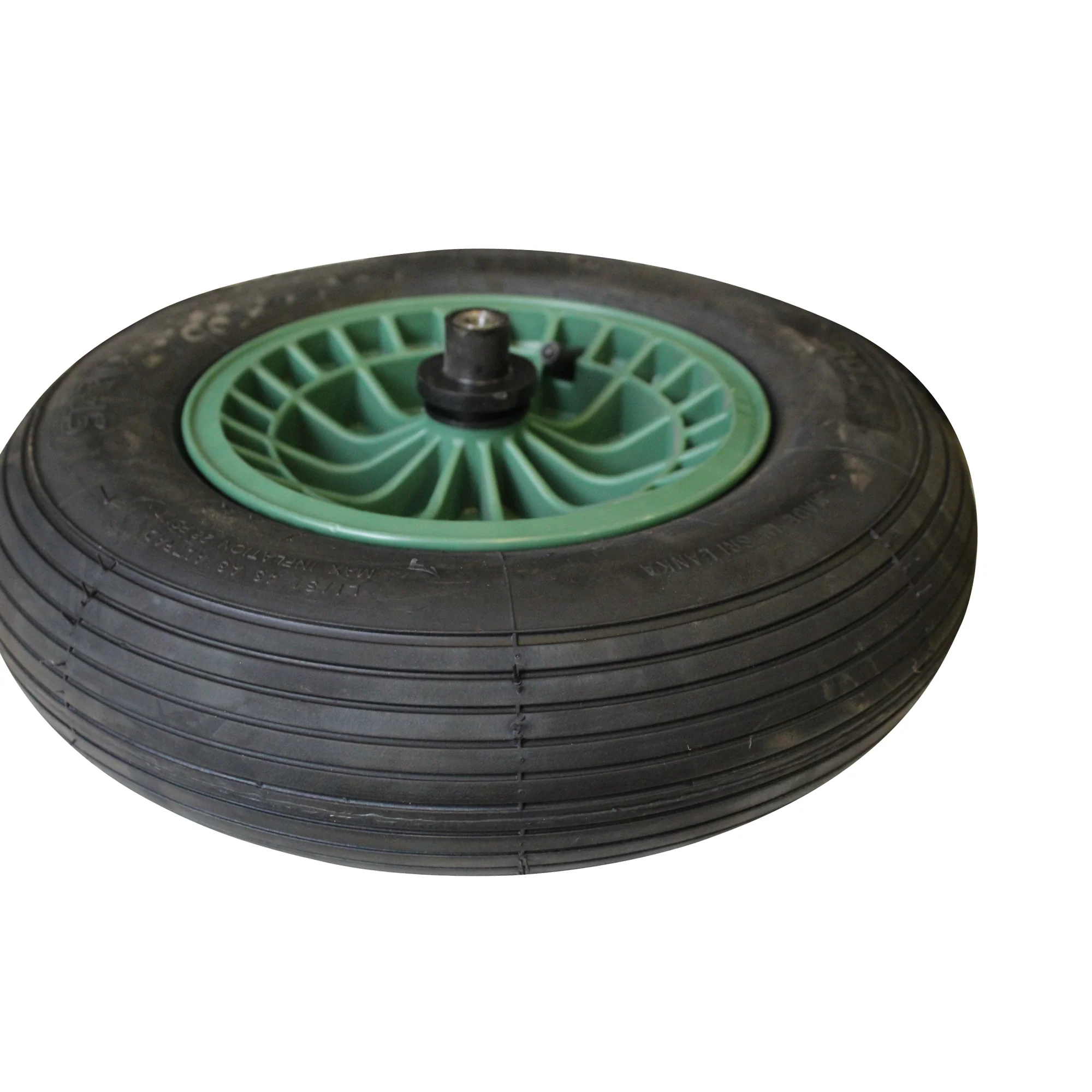 FORT Ruota per Carriola 400x100 mm Pneumatico 2Ply Cerchio in Plastica - Image 5