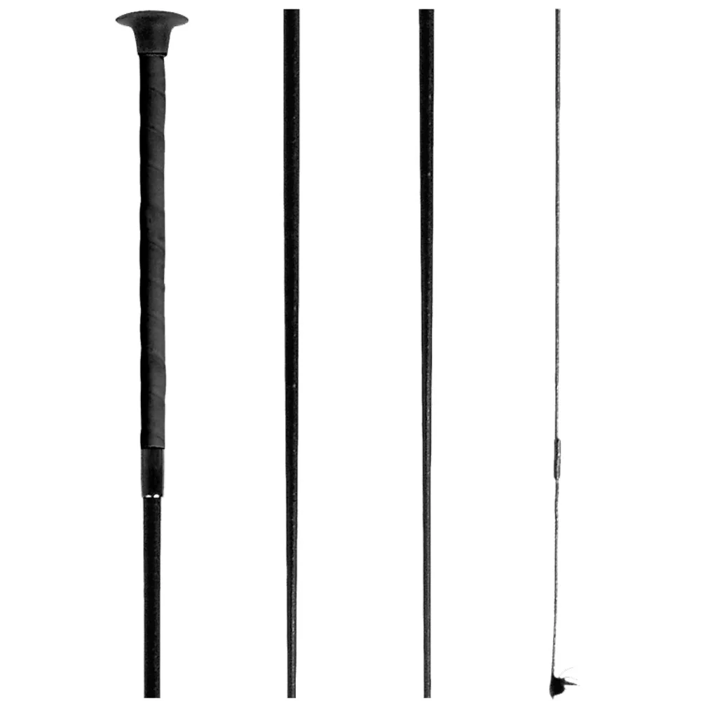 Frustino Dressage Touchier Professionale Cavallo Impugnatura Comfort - Nero
