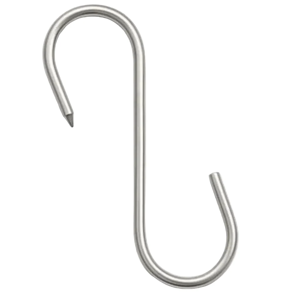 Gancio da macelleria inox 18 x 0,8cm