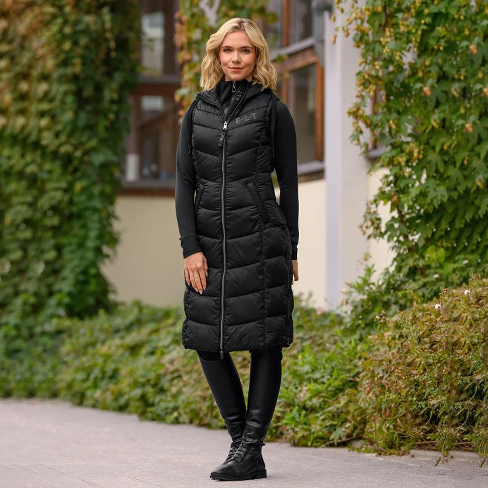 Gilet Lungo Donna Equitazione Ostende Leggero Imbottito Moda - Image 5