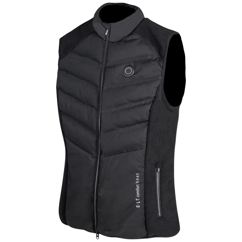 Gilet Riscaldato Equitazione Comfort Heat Donna Antivento - Nero - Image 2