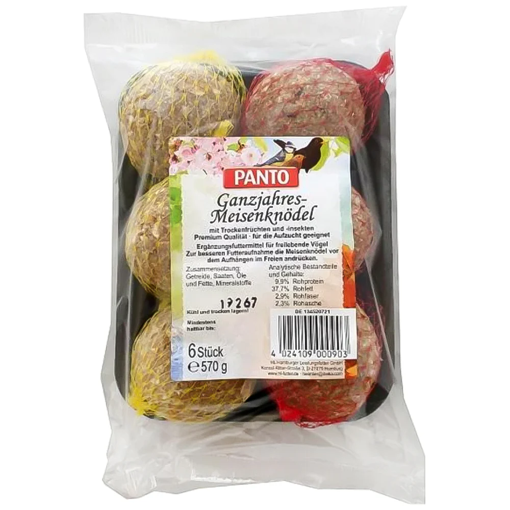 Palle di grasso per uccellini 570gr