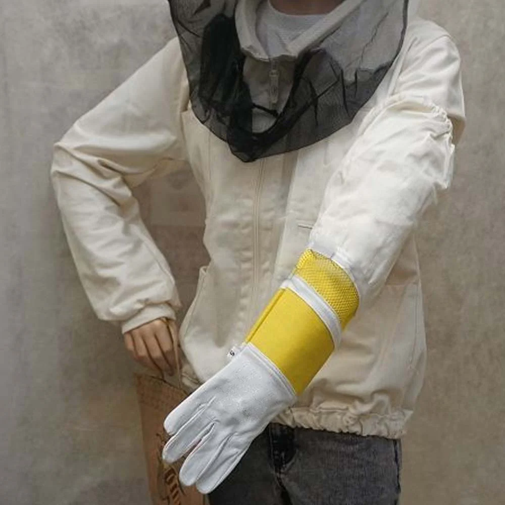 Guanti per apicoltura in pelle Bieno - Image 13