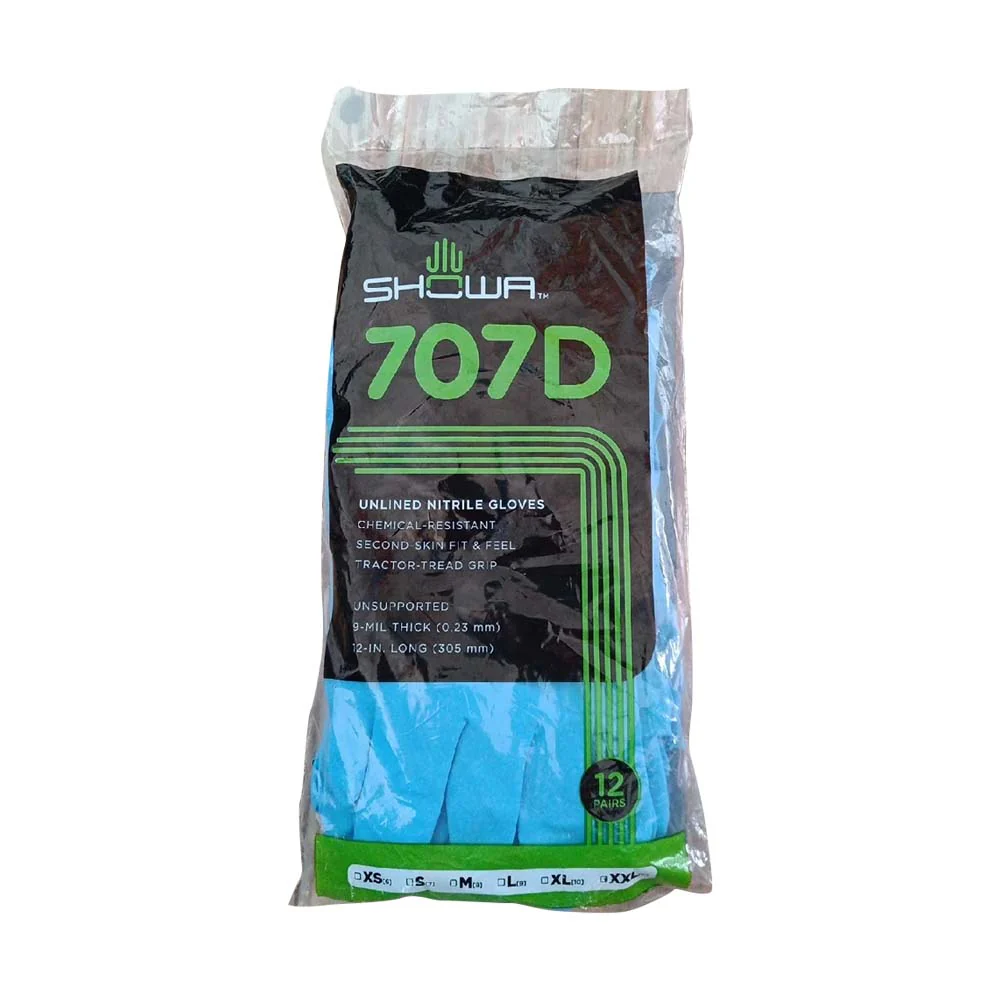 Guanti showa 707D nitrile non supportati 1 paio - Image 7