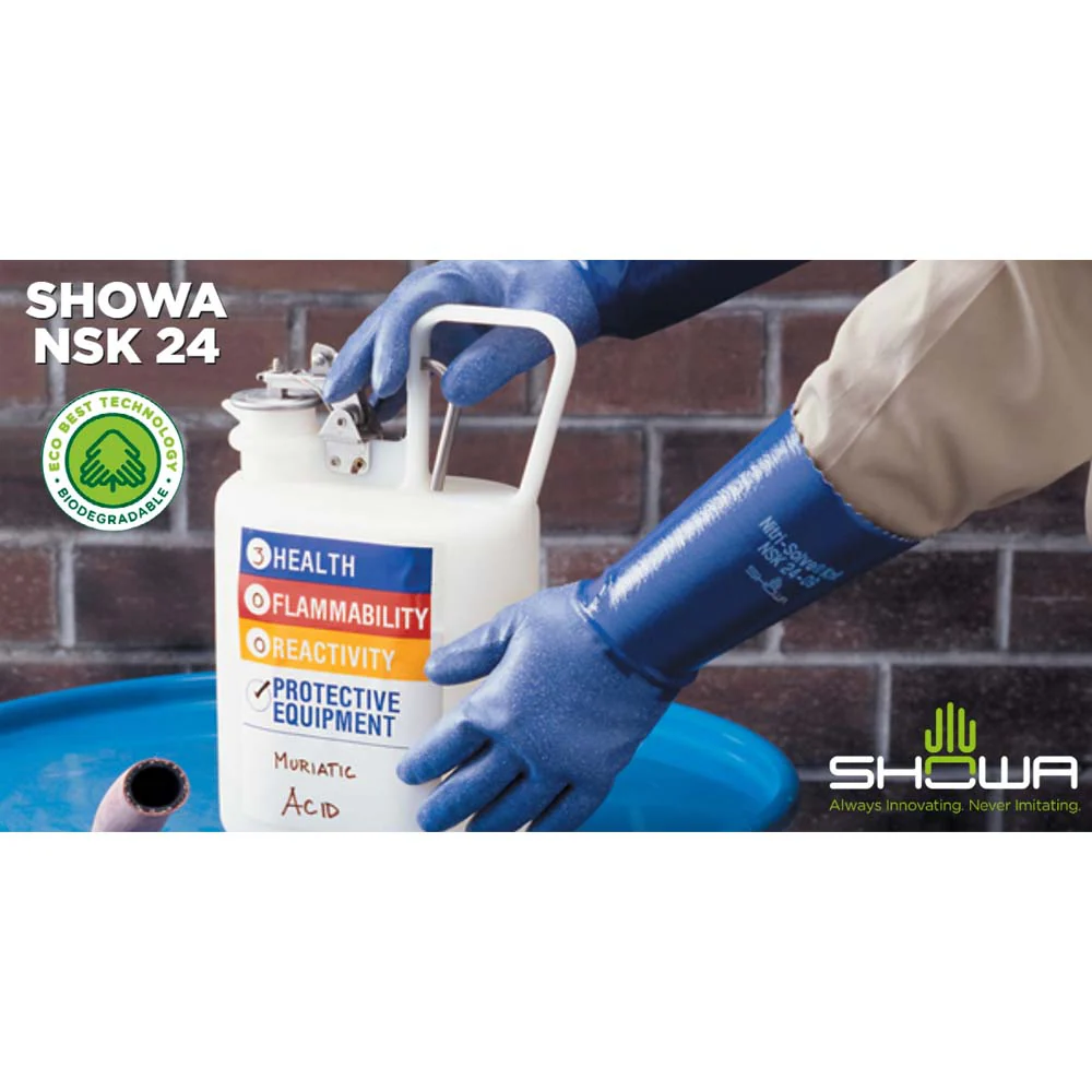 Guanti Showa NSK 24 - superficie ruvida sulla mano - Image 7