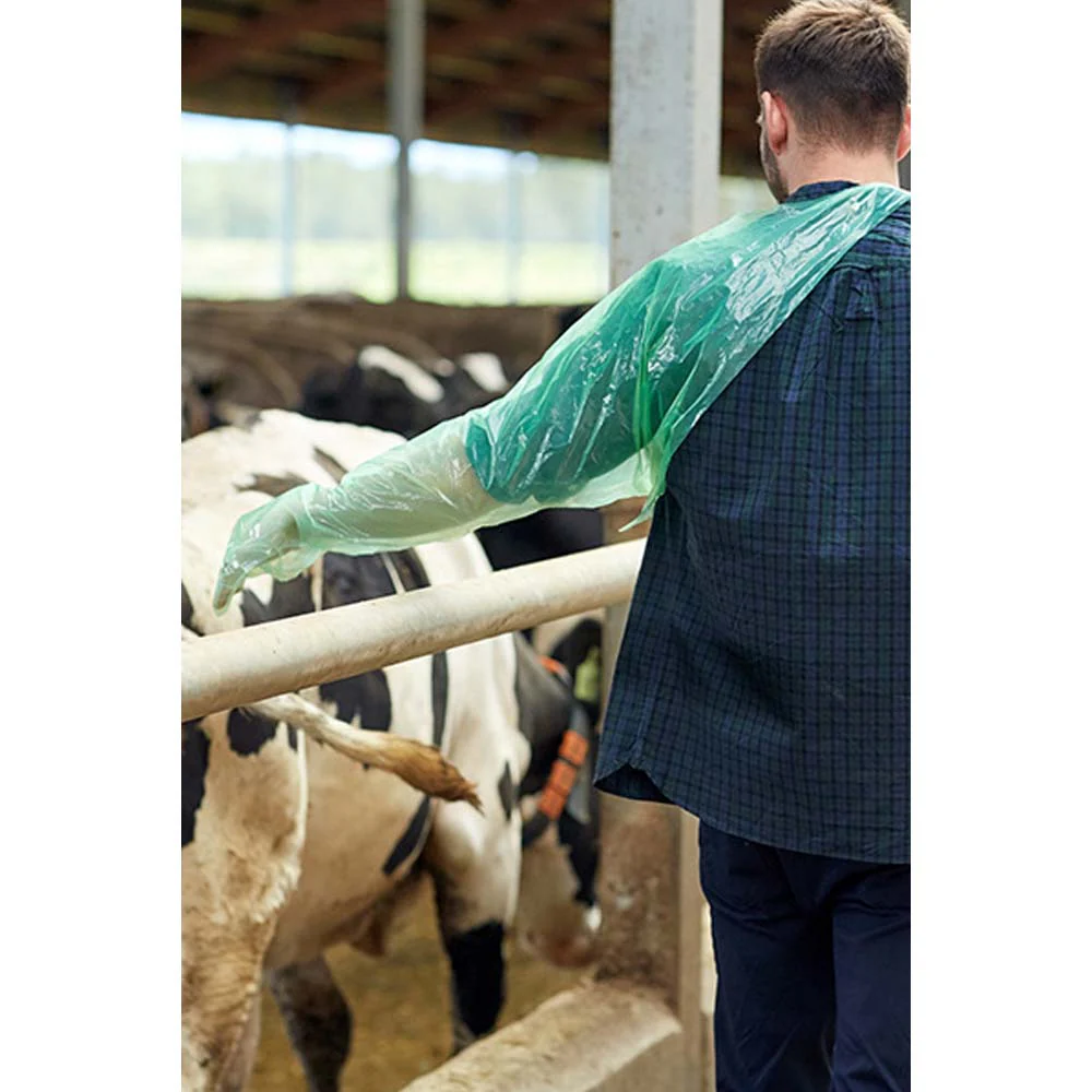 Guanto Veterinario Monouso Vettop Con Protezione Spalla - Image 9