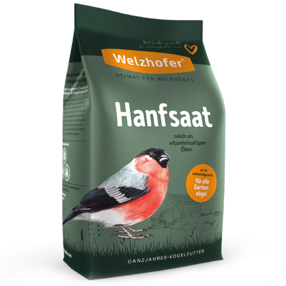 Hanfsaat Mangime Semi di Canapa per Uccelli - 1kg - Image 2