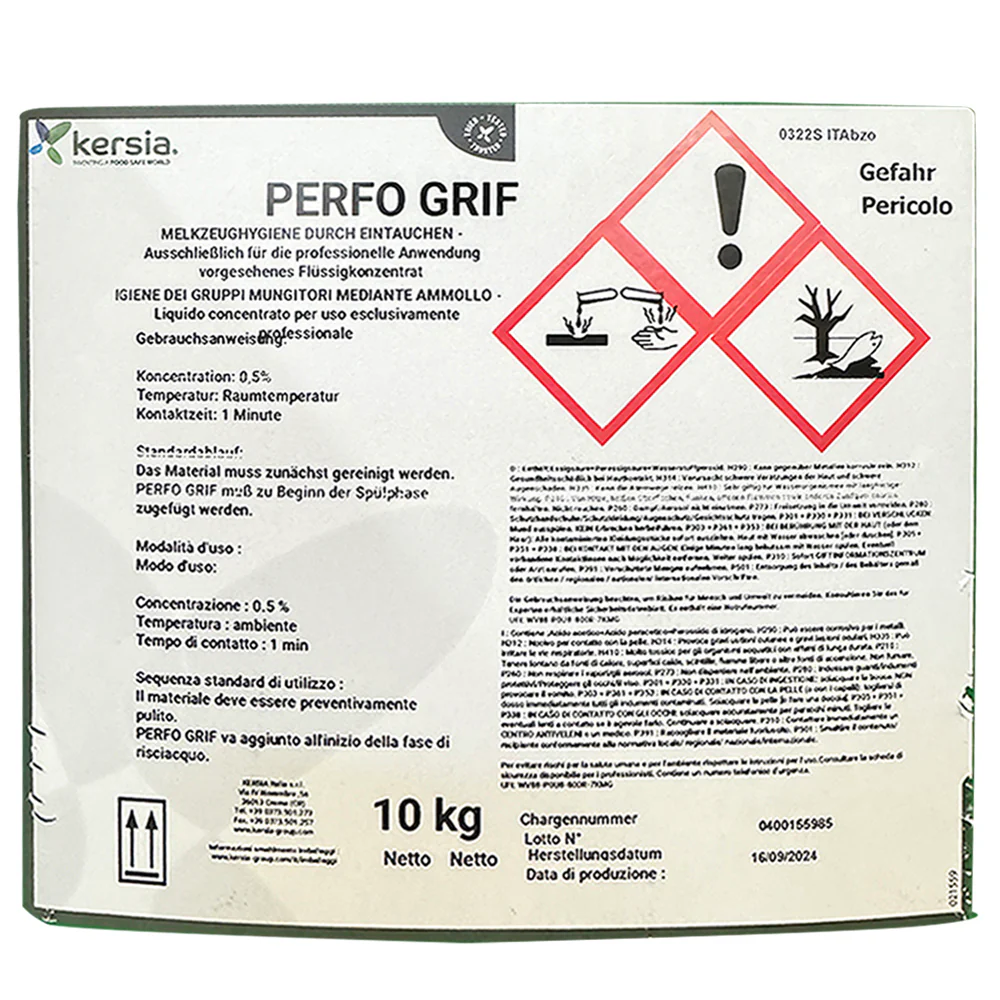 Igiene impianto di mungitura DEPTIL PA5 / PERFO GRIF - Image 3