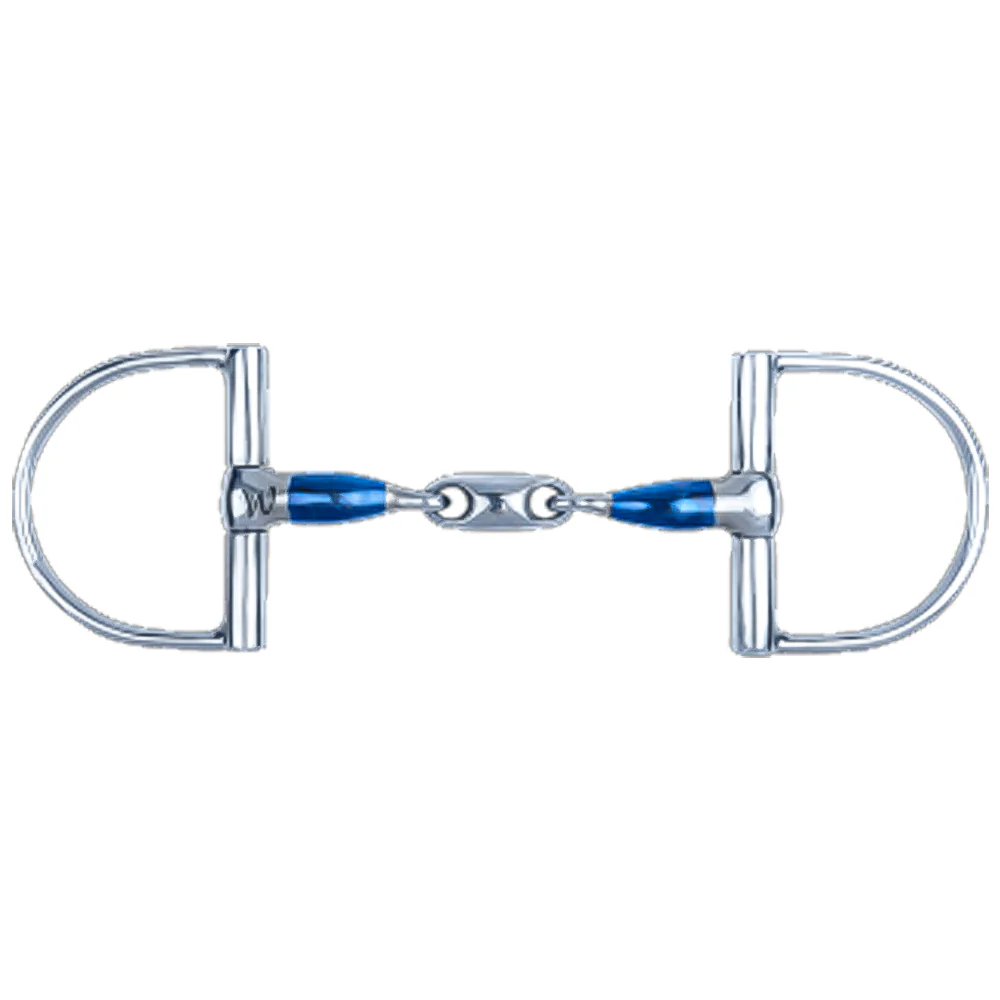 Imboccatura D-Ring Sweet Iron Anatomica Doppia per Cavalli