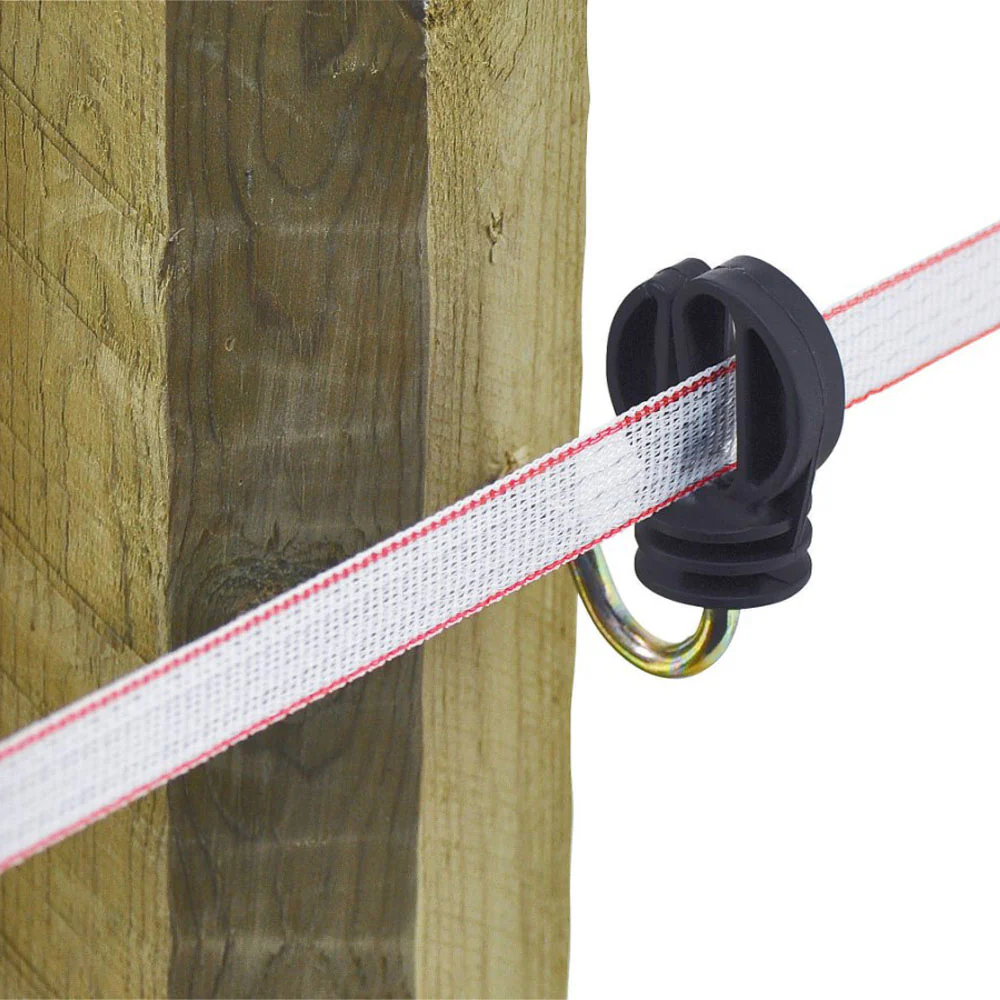 Isolatore ad anello per nastro largo con supporto zincato 20 mm – 25 pezzi - Image 3