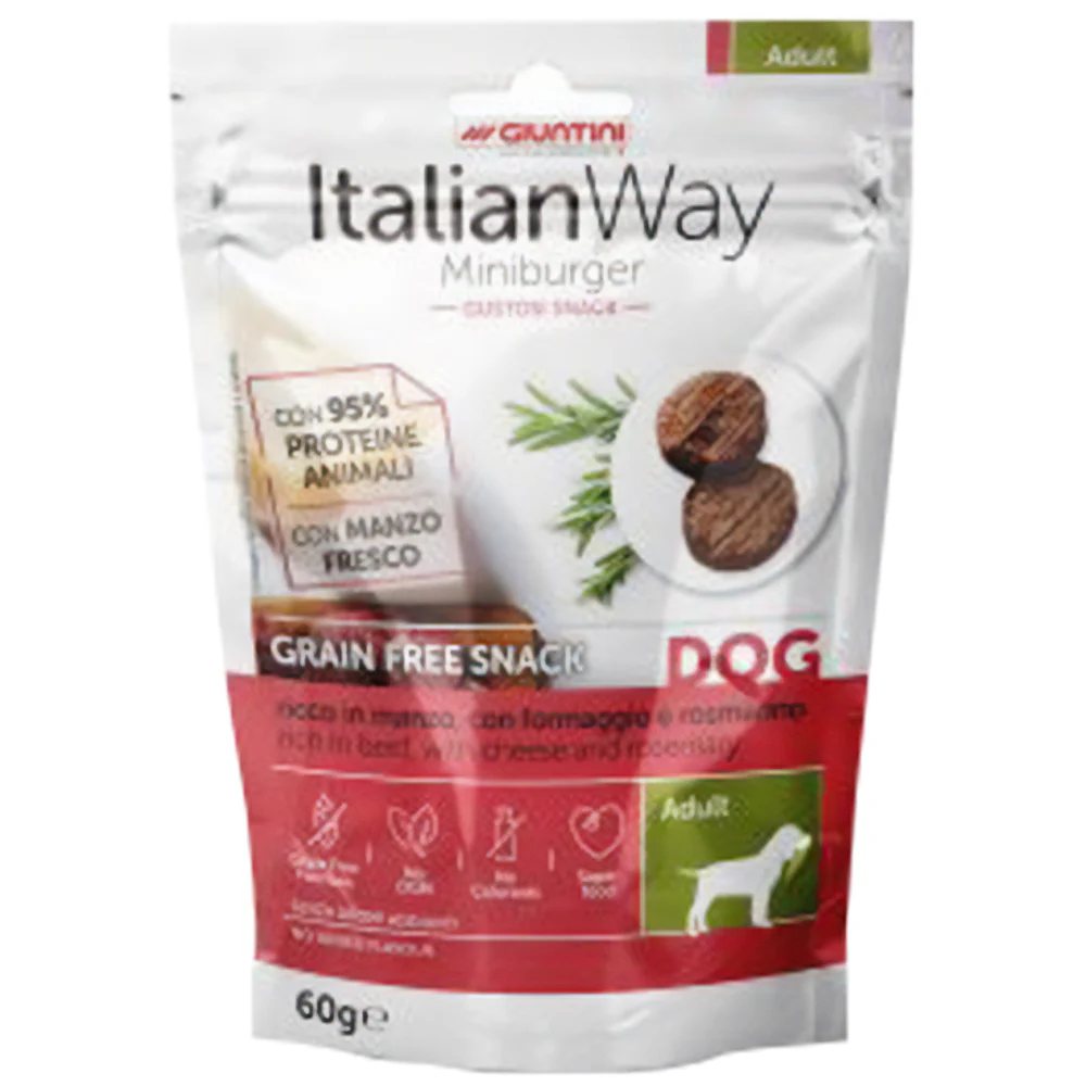 Italian Way mini burger - Snack Grain Free per cani - Image 3