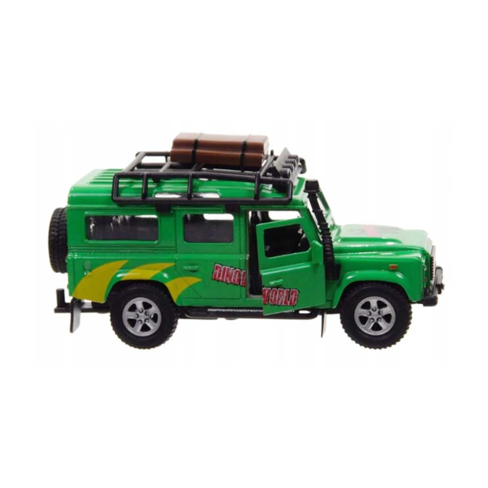 Kids Globe Traffic con Dito nel rimorchio Land Rover Defender per bambini - Image 3