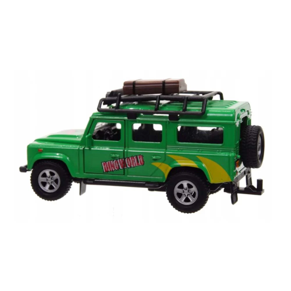 Kids Globe Traffic con Dito nel rimorchio Land Rover Defender per bambini - Image 4