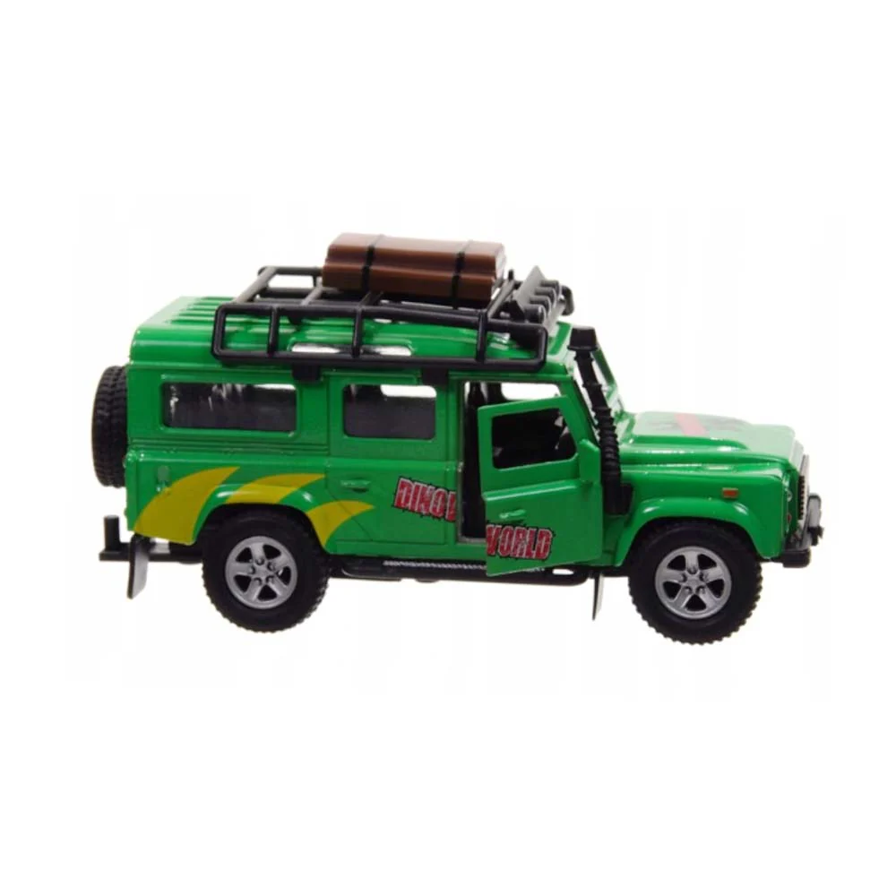 Kids Globe Traffic con Dito nel rimorchio Land Rover Defender per bambini - Image 6