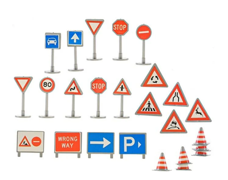 Kids Globe Traffic Set 25 Pz Segnaletica Stradale Un'avventura educativa per i piccoli conducenti - 570280 - Image 2
