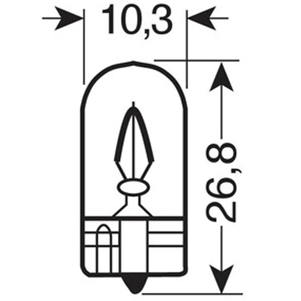 Lampada 12V 5W con Zoccolo in Vetro Arancio - Image 3