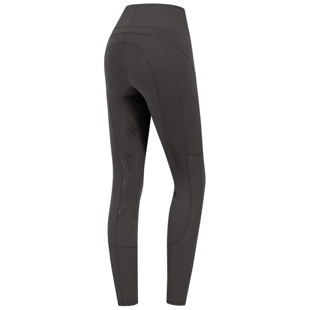 Leggings Equitazione Hanna Mesh Vita Alta Silicone Comfort Donna - Image 8