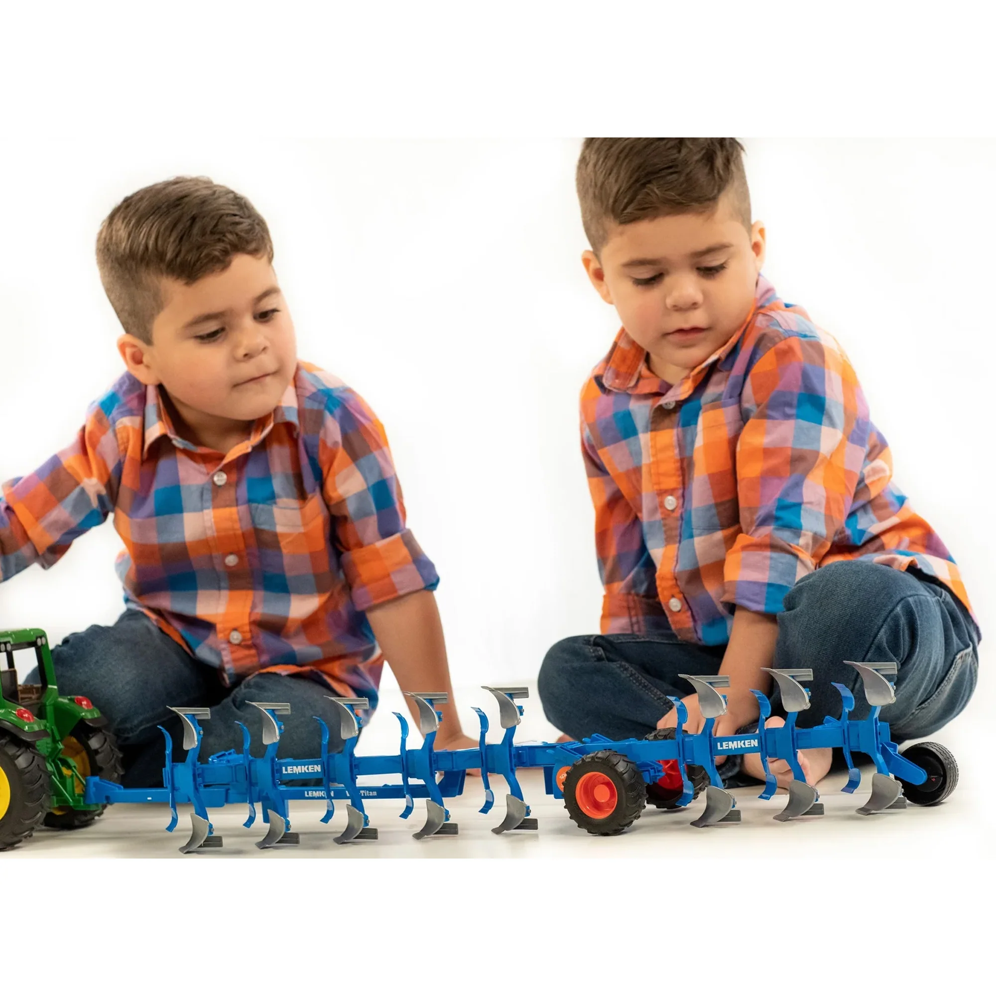 Lemken - aratro reversibile, modello in scala originale Bruder per bimbi dai 4 anni in su - Image 7