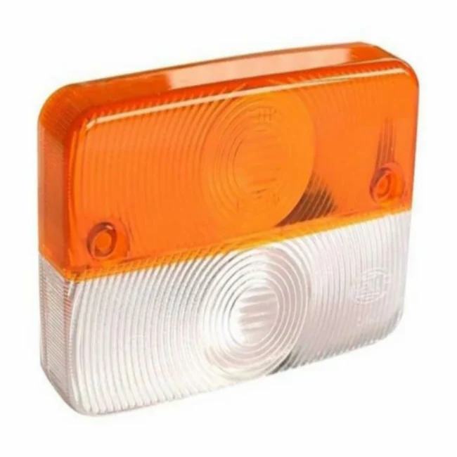 Lente a Ricambio Compatibile con Fiat - Plastica Gialla/Arancione - Image 2